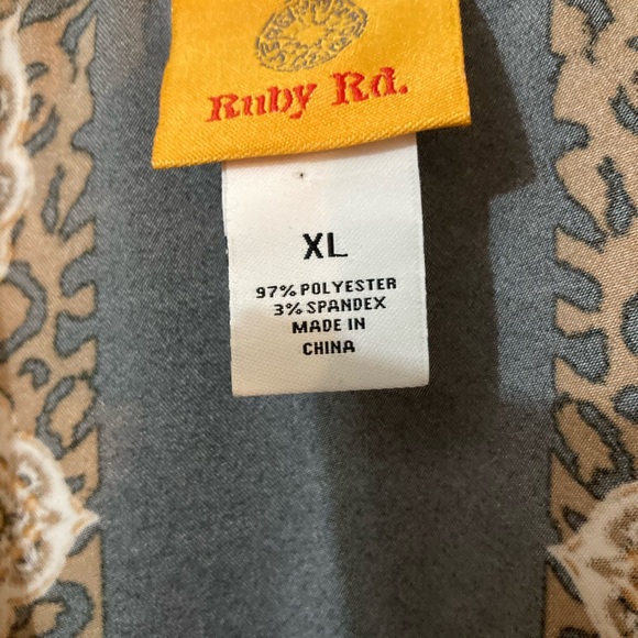 NWT Ruby Rd button front blouse - Picture 5 of 10